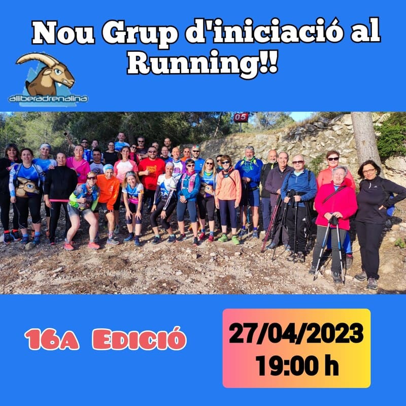 Nou Grup d’Inciació al Running i l’esport!!