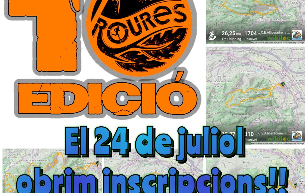 Dilluns dia 24 de juliol, obrim inscripcions!! 🧡
