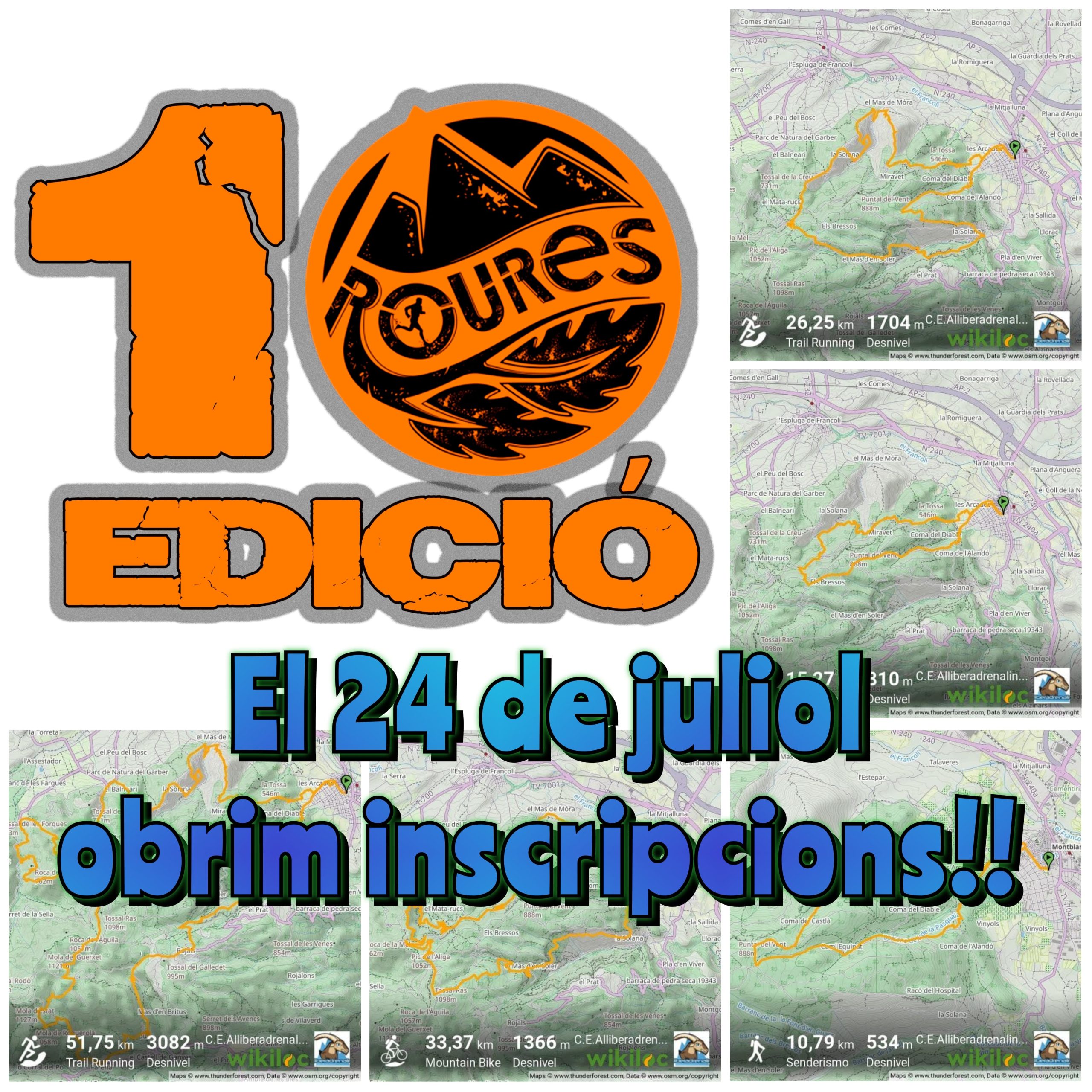 Dilluns dia 24 de juliol, obrim inscripcions!! 🧡