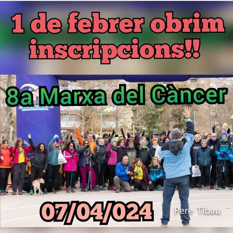 8a Marxa Contra el Càncer de Tarragona, inscripcions obertes!!