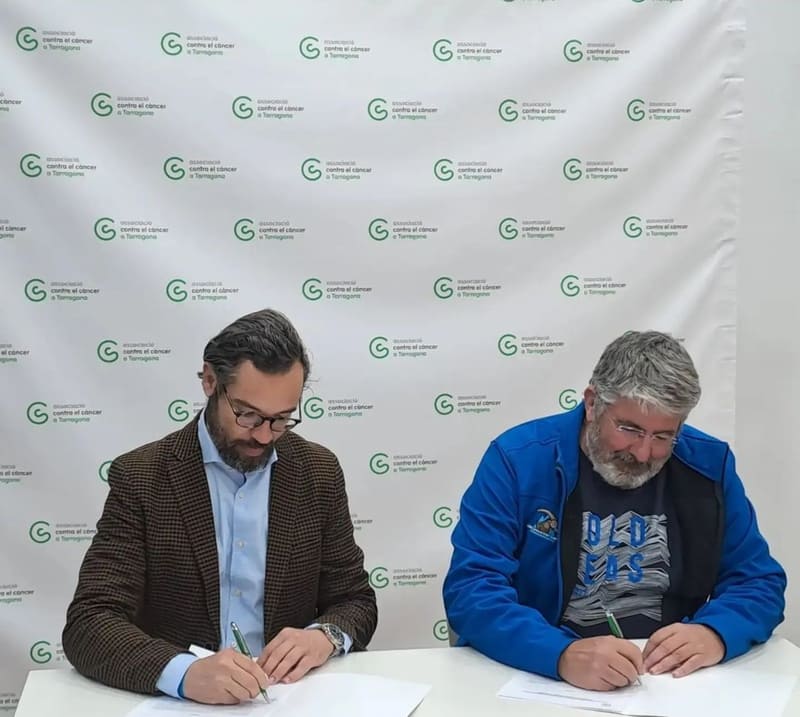 📣L’Associació Contra el Càncer a Tarragona i el C.E. Alliberadrenalina renoven l’acord de col·laboració📣