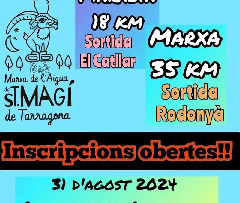 INSCRIPCIONS OBERTES‼️‼️