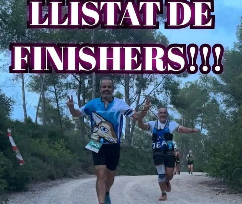 Llistat de Finishers!!