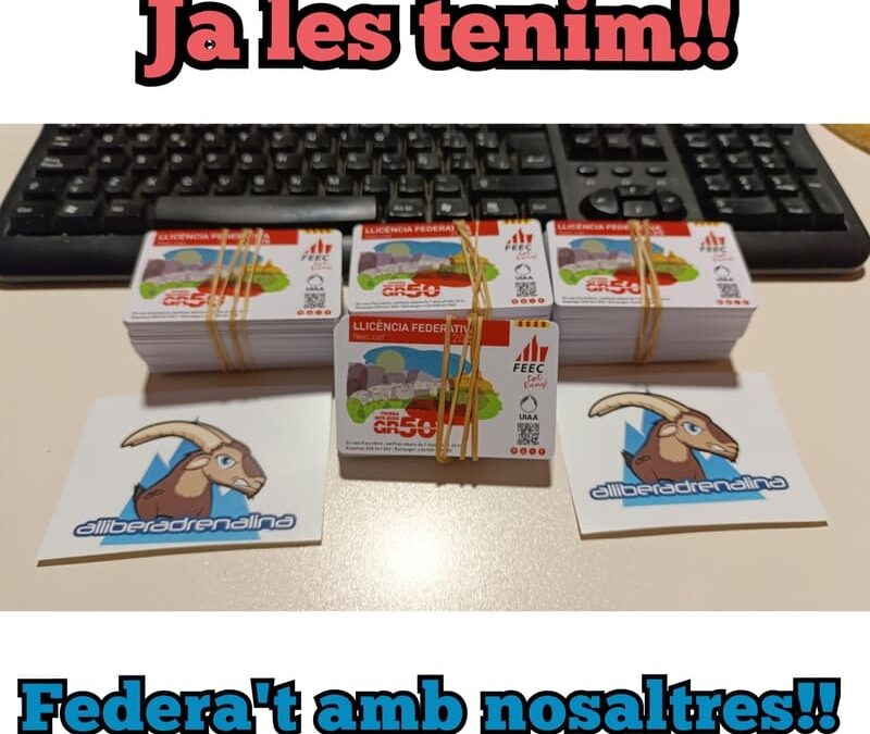 Federa’t amb nosaltres!