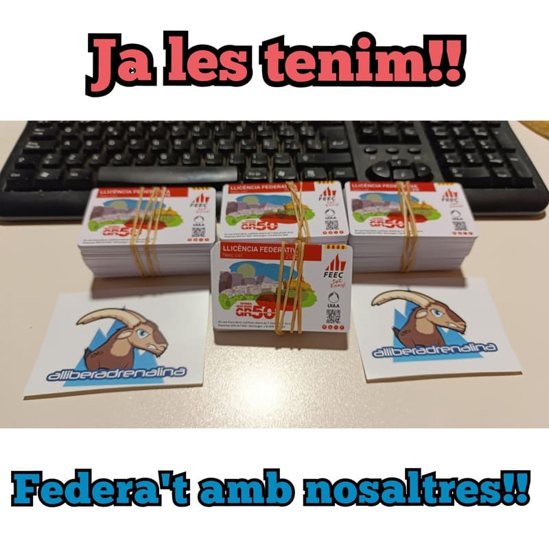 Federa’t amb nosaltres!