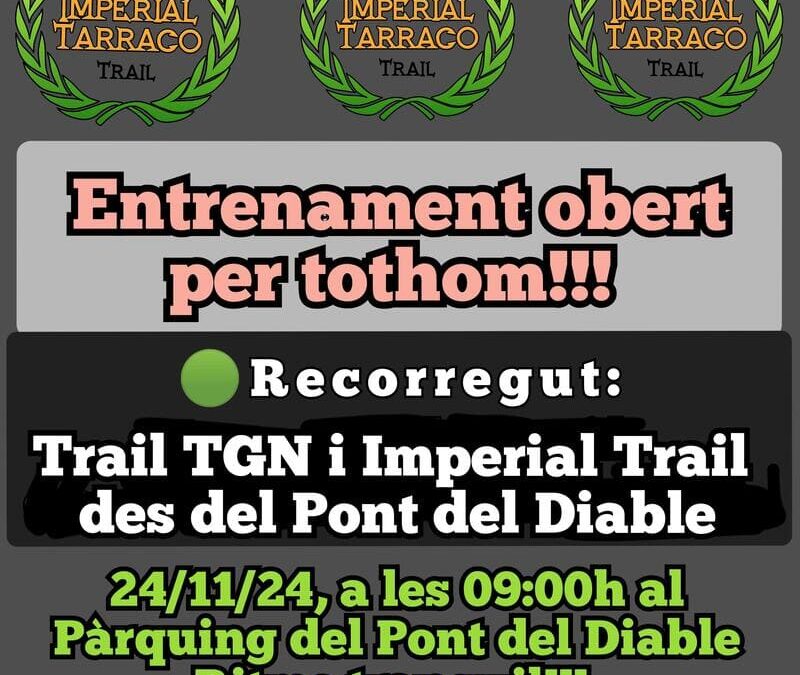 Entrenament obert per tothom!!!