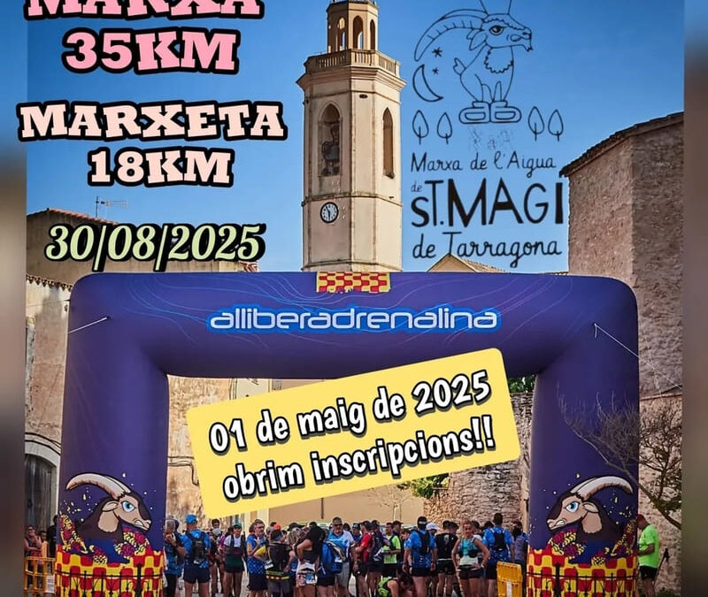 El dia 01 de maig obrim inscripcions!!! 💪🏼💪🏼