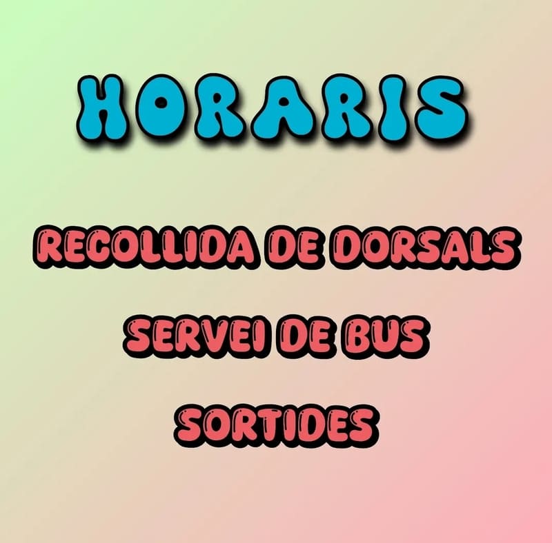 💧Recollida de Dorsals💧